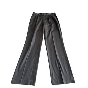 NWT Nordstrom Men's Dark Gray Dress Pants Pleated Sz 22 ( 32-33)